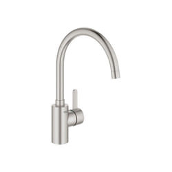 Grohe Eurosmart Cosmopolitan Mitigeur monocommande évier, Zero SuperSteel (32843DC2)