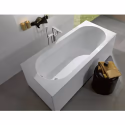 Caractéristiques de la baignoire ovale Oberon 170x70 cm, blanc (UBQ177OBE2V-01) : Le classique design Oberon de la maison Vil ...