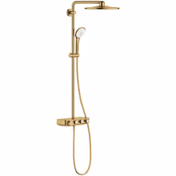 Caractéristiques de la Colonne de douche avec mitigeur thermostatique Euphoria Smartcontrol System 310 duo Cool Sunrise bross ...
