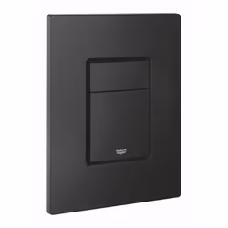 Déc ouvrez la plaque de commande double touche Grohe Even (38966KF0) en noir mat, une véritable petite révolution dans votre  ...