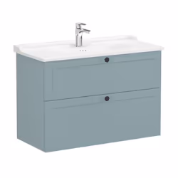Découvrez le meuble de salle de bain avec lavabo Vitra Root vert mat (ROOTC100GINTC) idéal pour sublimer votre salle de bain. ...