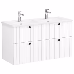 En famille ou en couple, vous rêvez de plus de rangement dans votre salle de bain ? Le meuble de salle de bain Vitra Root (RO ...
