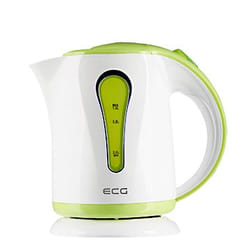 ECG RK 1022 GREEN bouilloire 1 L 1100 W Vert, Blanc
