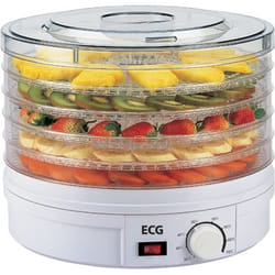 ECG SO 375 déshydrateur alimentaire Transparent, Blanc 250 W