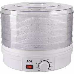 ECG SO 375 déshydrateur alimentaire Transparent, Blanc 250 W