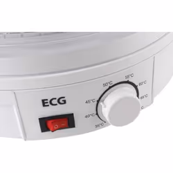 ECG SO 375 déshydrateur alimentaire Transparent, Blanc 250 W