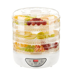 ECG SO570 déshydrateur alimentaire Transparent, Blanc 240 W