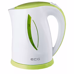 ECG RK 1758, 1,7 L, 2000 W, Vert, Blanc, Plastique, Indicateur de niveau d'eau, Arrêt de sécurité en cas de surchauffe