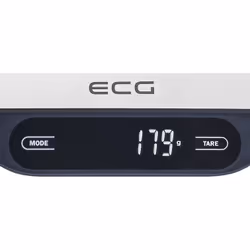 ECG KV 215 S escabeaux de cuisine Noir, Acier inoxydable Comptoir Rectangle Balance de ménage électronique - Vue supplémentaire 9