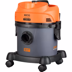 ECG VM 2120, 1200 W, Aspirateur sans sac, Sec&amp;humide, Combiné, 20 L, Filtrage