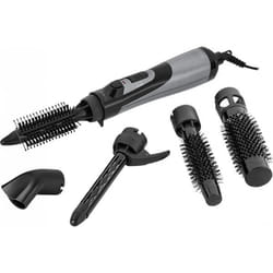 ECG HK1050 brosse soufflante et fer à lisser Brosse soufflante à air chaud Noir, Argent 1000 W 1,8 m