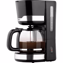 ECG KP 2115, Machine à café filtre, 1,5 L, Café moulu, 1000 W, Noir, Acier inoxydable