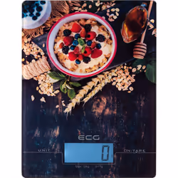 ECG KV 1021 Berries Multicolore Comptoir Rectangle Balance de ménage électronique