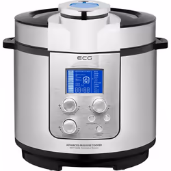 ECG MHT 1661 appareil multi-cuissons 6 L 1000 W Noir, Acier inoxydable