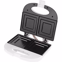 ECG S 1170 Sandwich maker gaufrier et appareil à croque-monsieur 750 W Blanc