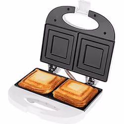 ECG S 1170 Sandwich maker gaufrier et appareil à croque-monsieur 750 W Blanc - Vue supplémentaire 4