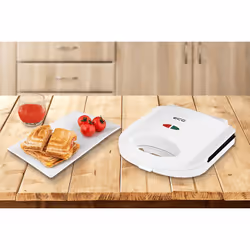 ECG S 1170 Sandwich maker gaufrier et appareil à croque-monsieur 750 W Blanc - Vue supplémentaire 5