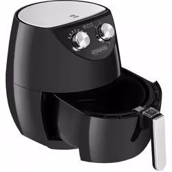 ECG AF 3500 friteuse Unique 3,5 L 1500 W Friteuse d’air chaud Noir, Acier inoxydable