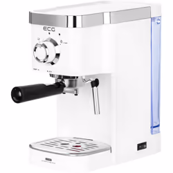 ECG ESP 20301, Machine à expresso, 1,25 L, Dosette de café, Café moulu, 1450 W, Blanc