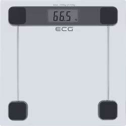 ECG OV 137 Glass, Pèse-personne électronique, 180 kg, 100 g, Gris, kg, Carré