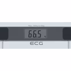 ECG OV 137 Glass Carré Gris Pèse-personne électronique