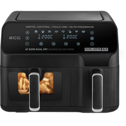 ECG AF 8300 Double 8,3 L Autonome 2700 W Friteuse d’air chaud Noir