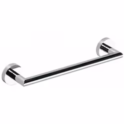 Porte-serviettes 355 mm finition chromée matériau laiton chromé dimensions 355 × 55 × 65 mm montage par vissage au mur ou par ...