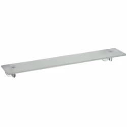 Tablette en verre 600 x 130 mm finition chromée tablette en verre dépoli dimensions du produit 600 × 65 × 130 mm montage par  ...
