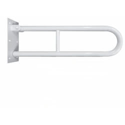Bemeta - help Barre de maintien relevable 81,3cm en forme de u, Métal, Blanc (301102084)