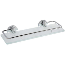 Sapho X-Round - Tablette murale, longeur 30 cm, verre/chrome XR607