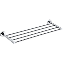 Sapho X-Round - Tablette murale pour serviettes, longeur 66 cm, chrome XR412