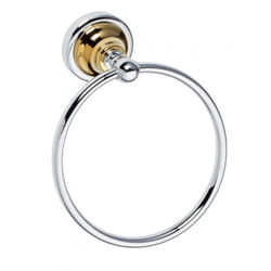 Bemeta - Anneau de serviette retro en chrome-or 16x19x6,5 cm