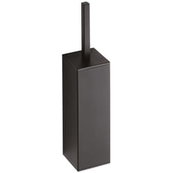 Nero Brosse de toilette murale carrée en Laiton, Noir (135913090) - Bemeta
