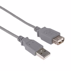 PremiumCord KUPAA3, 3 m, USB A, USB A, USB 2.0, 480 Mbit/s, Gris