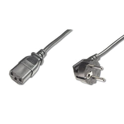 PremiumCord KPSP5 câble électrique Noir 5 m CEE7/7 Coupleur C13
