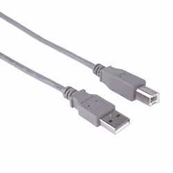 PremiumCord KU2AB1, 1 m, USB A, USB B, USB 2.0, 480 Mbit/s, Gris
