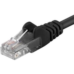 PremiumCord SPUTP005C câble de réseau Noir 0,5 m Cat5e U/UTP (UTP)