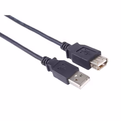PremiumCord KUPAA05BK, 0,5 m, USB A, USB A, USB 2.0, 480 Mbit/s, Noir