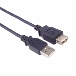 PremiumCord KUPAA1BK, 1 m, USB A, USB A, USB 2.0, 480 Mbit/s, Noir