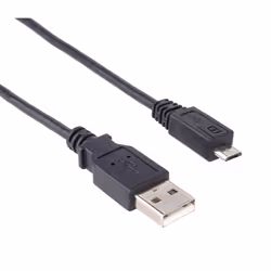 PremiumCord KU2M2F, 2 m, USB A, Mini-USB B, USB 2.0, 480 Mbit/s, Noir