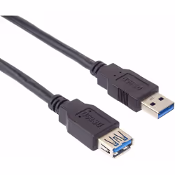 PremiumCord KU3PAA3BK, 3 m, USB A, USB A, USB 3.2 Gen 1 (3.1 Gen 1), 5000 Mbit/s, Noir