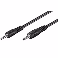 PremiumCord Jack 3.5mm M/M 3m, 3,5mm, Mâle, 3,5mm, Mâle, 3 m, Noir