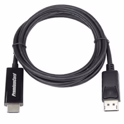 PremiumCord KPORTADK01-01, 1 m, DisplayPort, HDMI, Mâle, Mâle, Droit