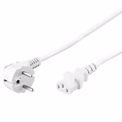 PremiumCord kpsp2w, 2 m, CEE7/7, IEC 320, H05VV-F3G, 230 V