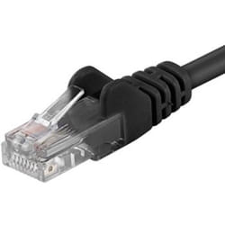 PremiumCord Patch 6 UTP 1.5m BL câble de réseau Noir 1,5 m Cat6 U/UTP (UTP)
