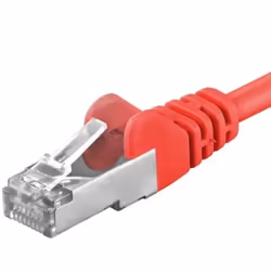 PremiumCord SP6ASFTP002R, 0,25 m, Cat6a, SF/UTP (S-FTP), RJ-45, RJ-45