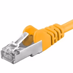 PremiumCord SP6ASFTP002Y, 0,25 m, Cat6a, SF/UTP (S-FTP), RJ-45, RJ-45