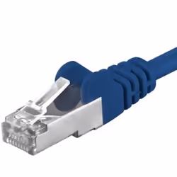 PremiumCord SP6ASFTP015B, 1,5 m, Cat6a, SF/UTP (S-FTP), RJ-45, RJ-45