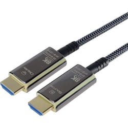 Câble HDMI - PREMIUM CORD - 10m - 8K Ultra High Speed - Fibre Optique - NoirOr