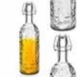 Bouteille en verre - Orion - 750ml - Fermeture à clip - Rétro - Décorative